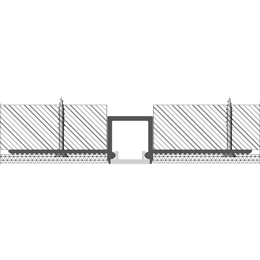 Installation led strips alluminium profile LLP-DW06-02-W3