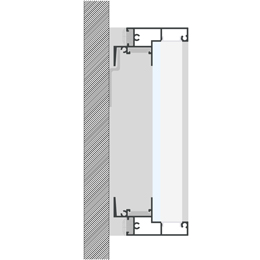 Installation led strips alluminium profile LLP-MR01-03