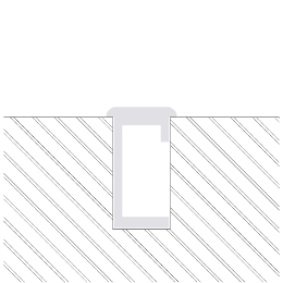 Installation led strips profile ORCBRE16-00