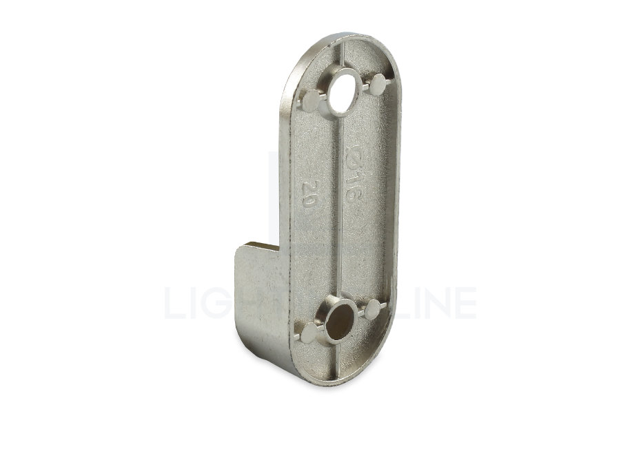 Accessoire de fixation métallique pour profilés en aluminium WB01-00