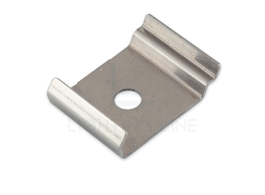 Mounting clip for WL03-01 and WL04-05 aluminium profile and LLM-IN08-M
