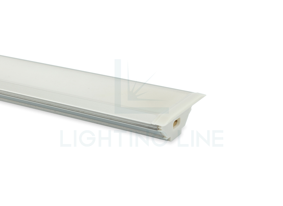 Led strips alluminium profile LLE-RE03-GP-W