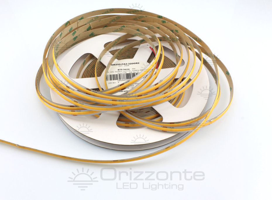 Ruban led COB 24V IP20 2500-2700K 320led/m
