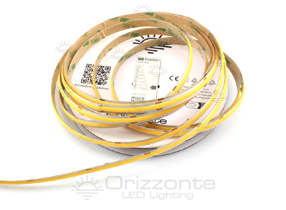 Tira de led COB 24V IP20 3000K 384led/m F52-300-384OR2-W8