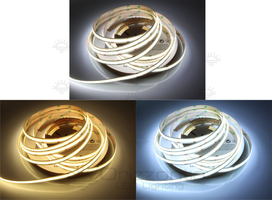 Striscia led COB 24V IP20 2700-6500K 312+312led/m F52-CCT-624OR2-W10 Striscia led COB 24V IP20 2700-6500K 312+312led/m F52-CCT-624OR2-W10