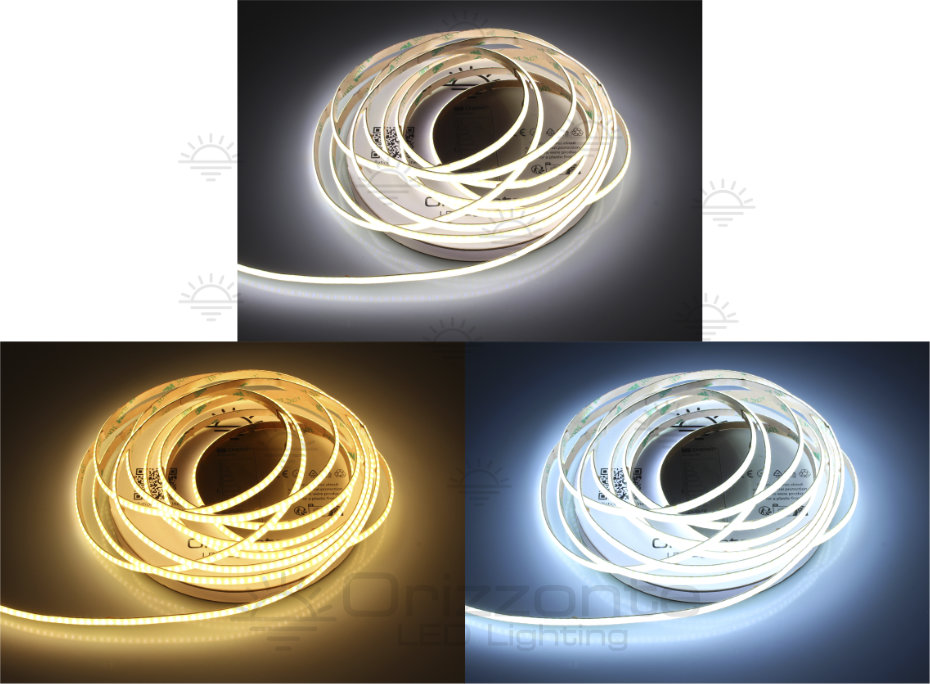 LED-Streifen COB 24V IP20 2700-6500K 304+304led/m F52-CCT-608OR2-W5 LED-Streifen COB 24V IP20 2700-6500K 304+304led/m F52-CCT-608OR2-W5