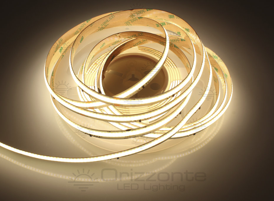 Led strip COB 24V IP20 3000K 320led/m F52-Co300-360OR2