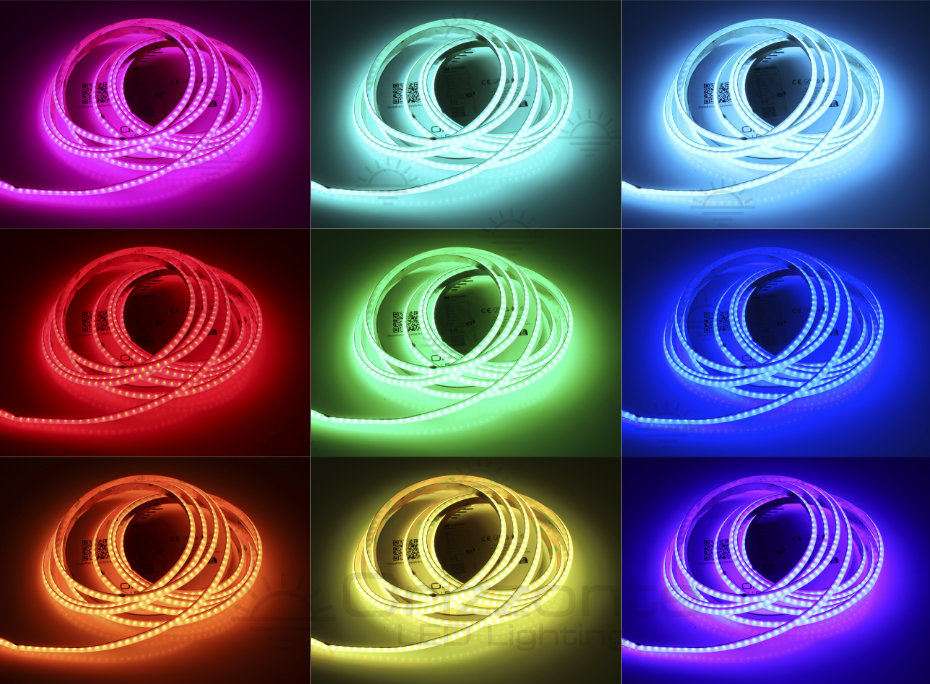 Led strip COB 24V IP20 RGB 576led/m F52-RGB-576OR2-W8