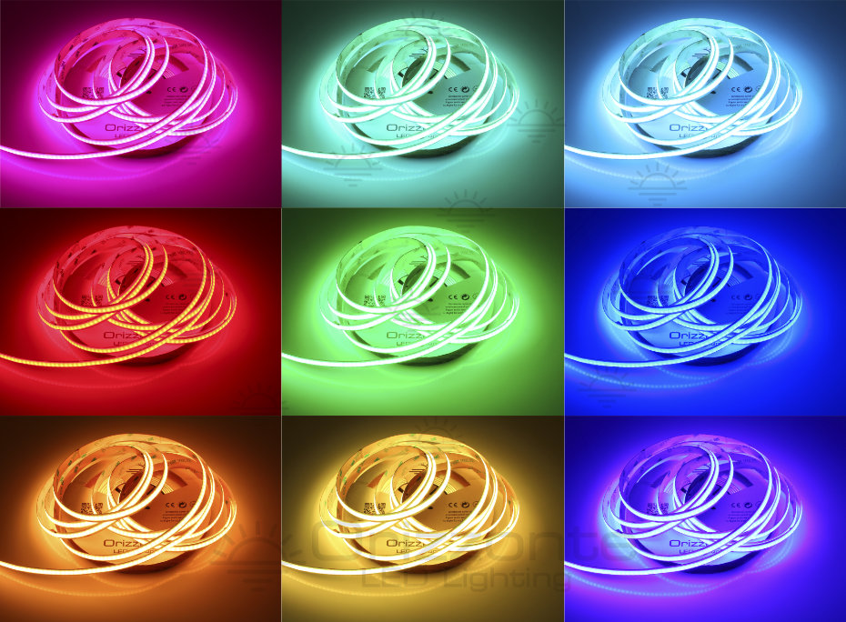 Led strip COB 24V IP20 RGB 768led/m F52-RGB-768OR2