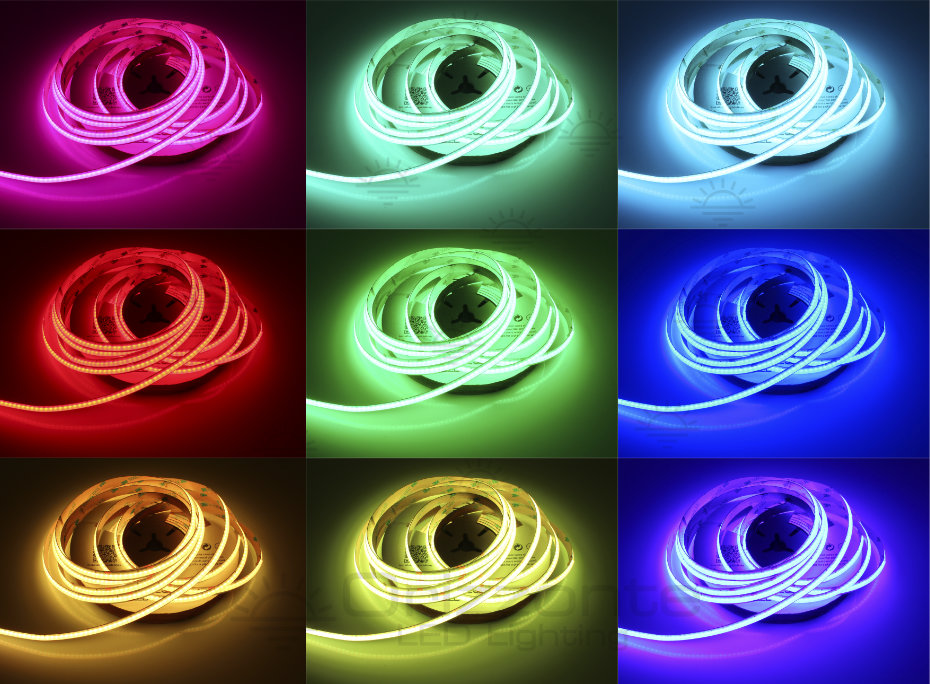 Led strip COB 12V IP20 RGB 810led/m F52-RGB-810OR1