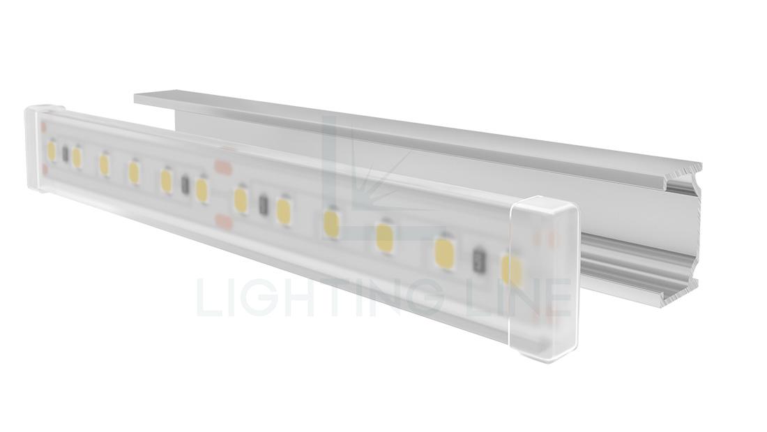 Led strips alluminium profile LLP-AC03-00-S3