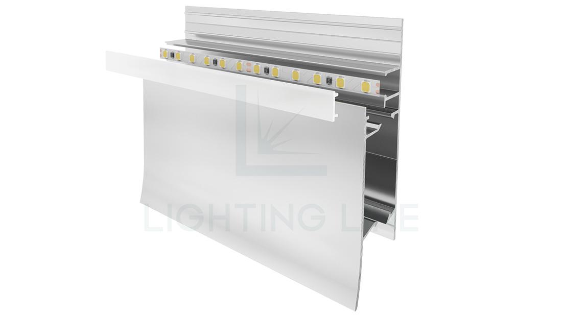 Led strips alluminium profile LLP-BB02-02-S2
