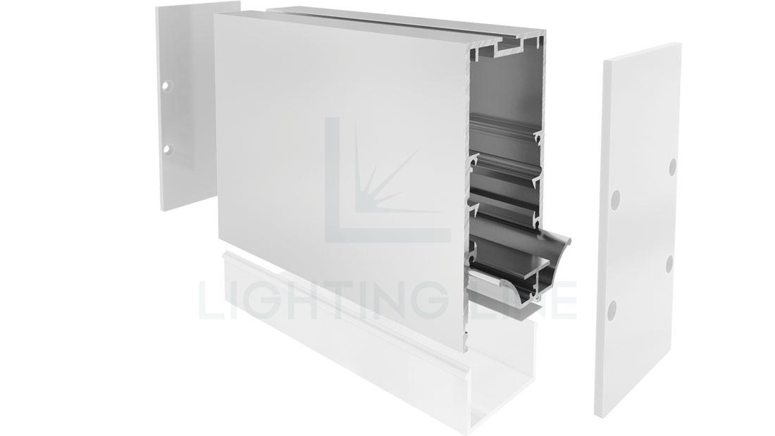 Led strips alluminium profile LLP-CL01-06