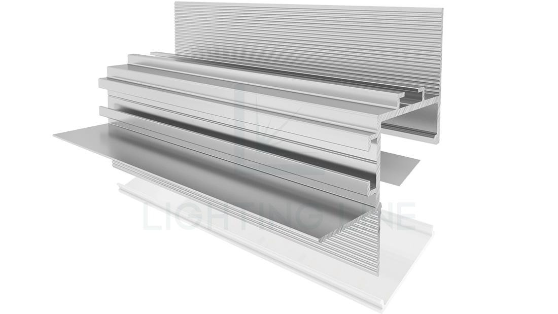 Led strips alluminium profile LLP-DW10-05-W3