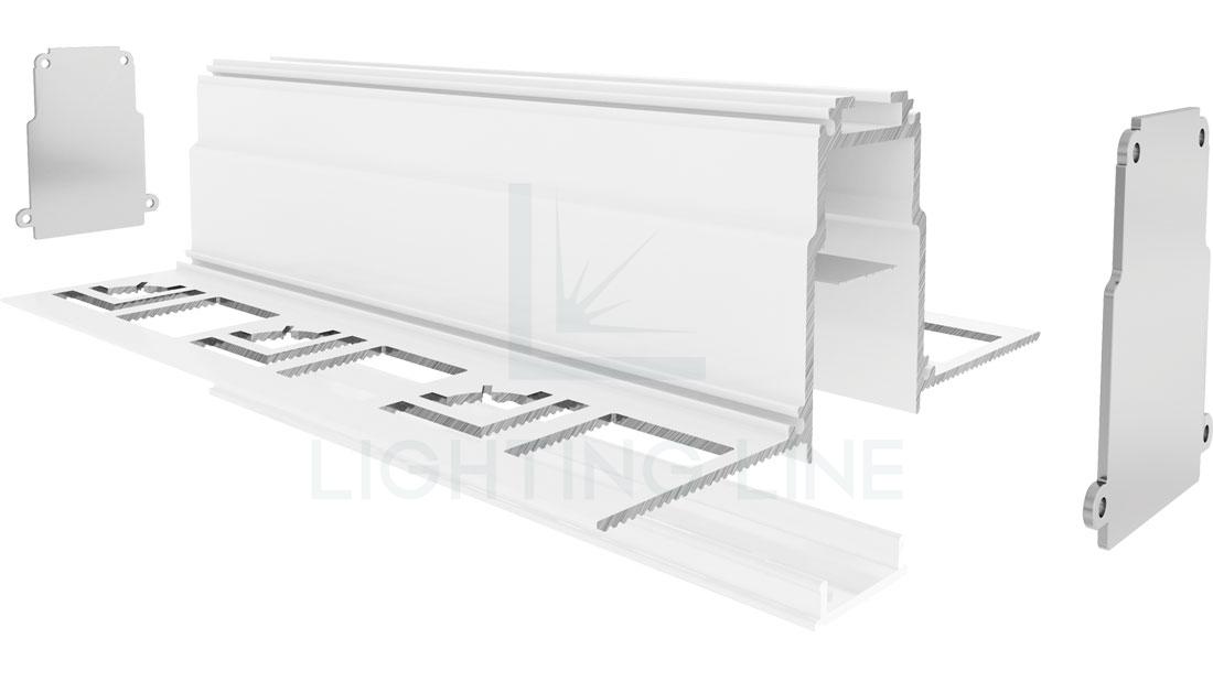 Led strips alluminium profile LLP-DW11-03