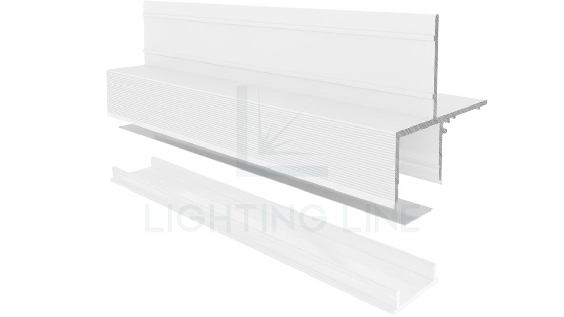 Led strips alluminium profile LLP-DW14-03-W3