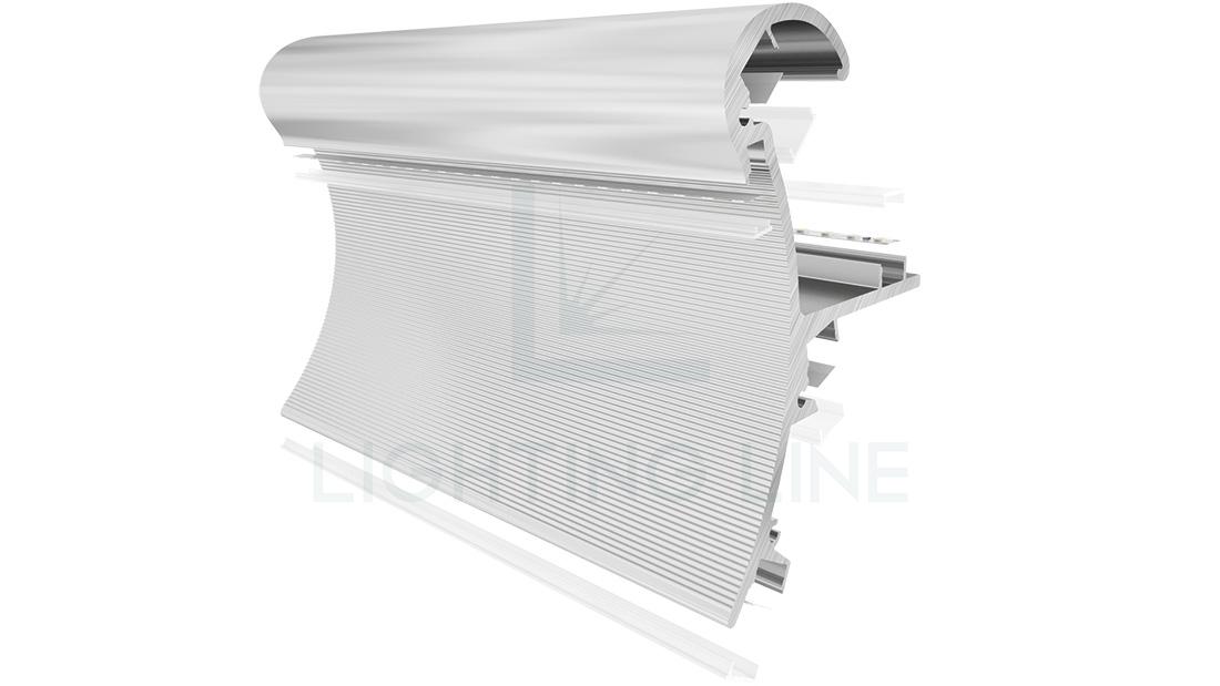 Led strips alluminium profile LLP-HR01-0203