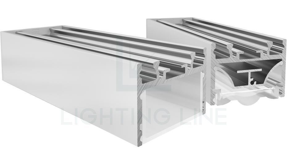 Led strips alluminium profile LLP-SL02-06