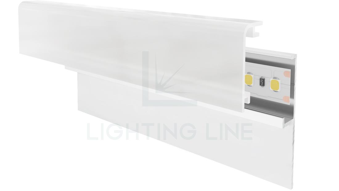 Led strips alluminium profile LLP-TI02-10-W3