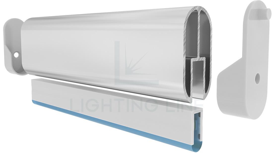 Led strips alluminium profile LLP-WB01-00-S2