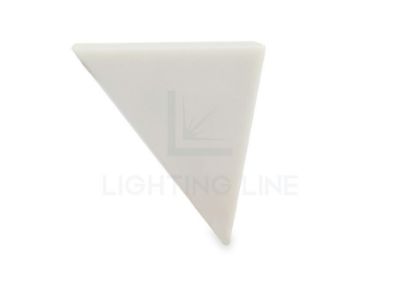 Picture of Grey right end cap for wall aluminium profile WL02-03