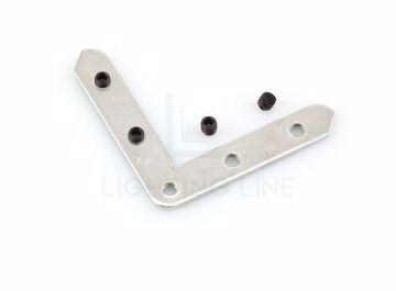 Picture of Metal horizontal mounting bracket to join profiles at 90°