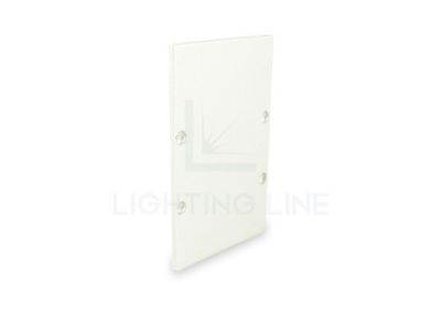 Picture of White aluminium end cap for CL02-07 profile