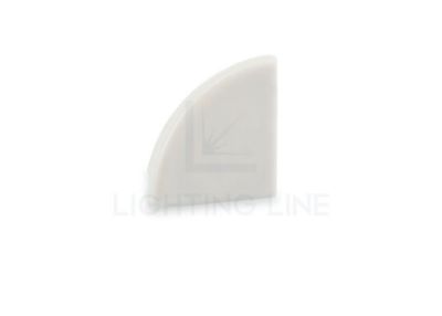 Picture of Grey round cap for angular (AN02-08 and AN03-08) aluminium profile
