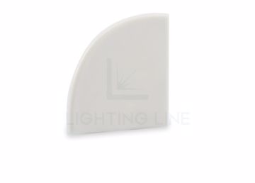 Picture of Round cap for 30mm high corner aluminium profile