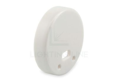 Picture of Grey plastic end cap with hole for NE01-14 and NE02-15 round profile