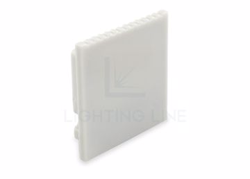 Picture of Grey plastic end cap for profile LLP-WL03-01-S2