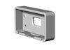 Picture of Grey plastic end cap with hole for profile LLP-SL09-12-S3