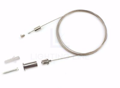 Picture of Suspension kit for profiles (wire adjustable from the top), 1 cable, 2m length