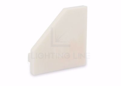 Picture of White cap for angular (empty) aluminium profile AN01-03