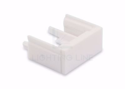 Picture of White furniture end cap for aluminium profile SL08-03