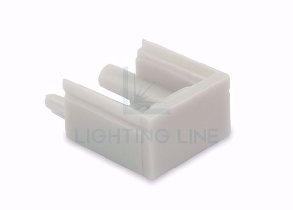 Picture of Grey furniture end cap for LLP-SL12-16-XX aluminium profile