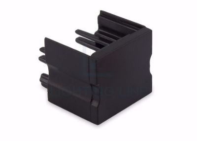 Picture of Black furniture end cap for aluminium profile SL05-03