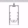 Picture of 36x75mm suspended aluminium profile, 3 meters