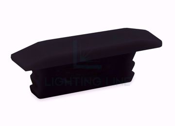 Picture of Black cap for 8mm high recessed aluminium profile
