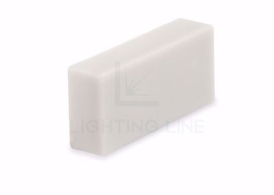 Picture of White plastic end cap for high diffuser LLD-07