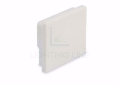 Picture of White plastic end cap for profile SL11-01
