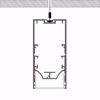 Picture of 36x75mm suspended aluminium profile