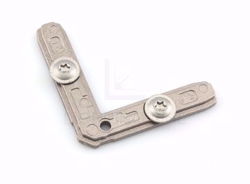 Picture of 90° horizontal junction for aluminium profiles for mirror