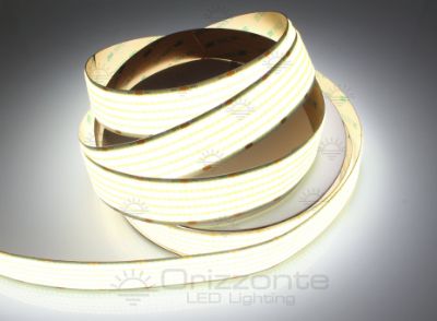 Immagine di Striscia led COB 5m bianco 4000K CRI Ra>93 1600led/m 24V 40W/m PCB 3cm