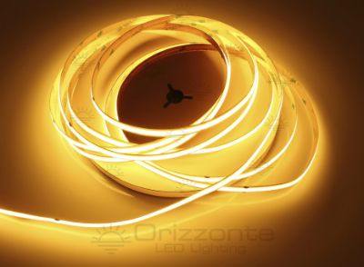 Picture of COB LED strip yellow 10m 480led/m 24V 12W/m