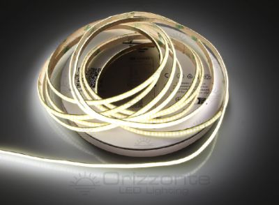 Immagine di Striscia led COB 5m bianco 4000K CRI Ra>93 400led/m 5V PCB 5mm 6W/m