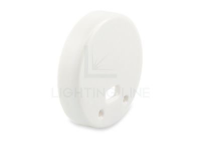 Picture of Grey plastic end cap with hole for NE01-14 and NE02-15 round profile