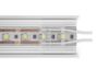 Picture of White rounded end cap with cable and connector for recessed aluminum profile RE01-03
