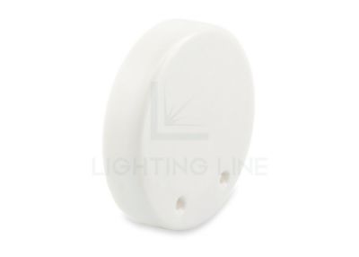 Picture of Grey plastic end cap with hole for NE01-14 and NE02-15 round profile