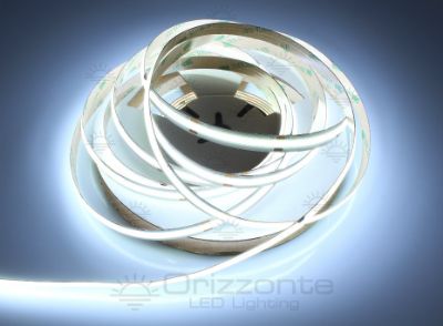 Immagine di Striscia led COB 10m bianco freddo 6000K CRI Ra>90 528led/m 24V 15,5W/m